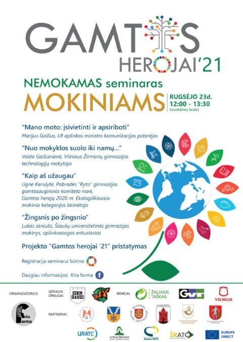 Nuotolinis seminaras „Gamtos herojai“