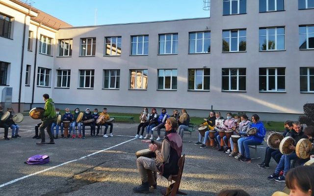 Edukacinis užsiėmimas „Indėnų būgnų ir dainų ratas“