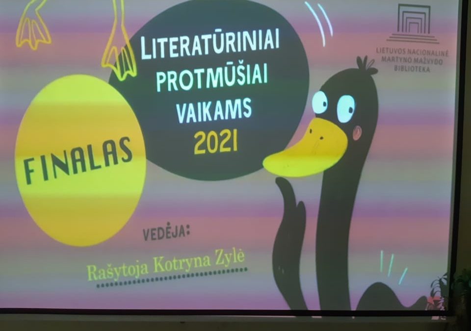 Lapkričio 12 d. įvyko ,,Literatūrinių protmūšių vaikams“ finalas.