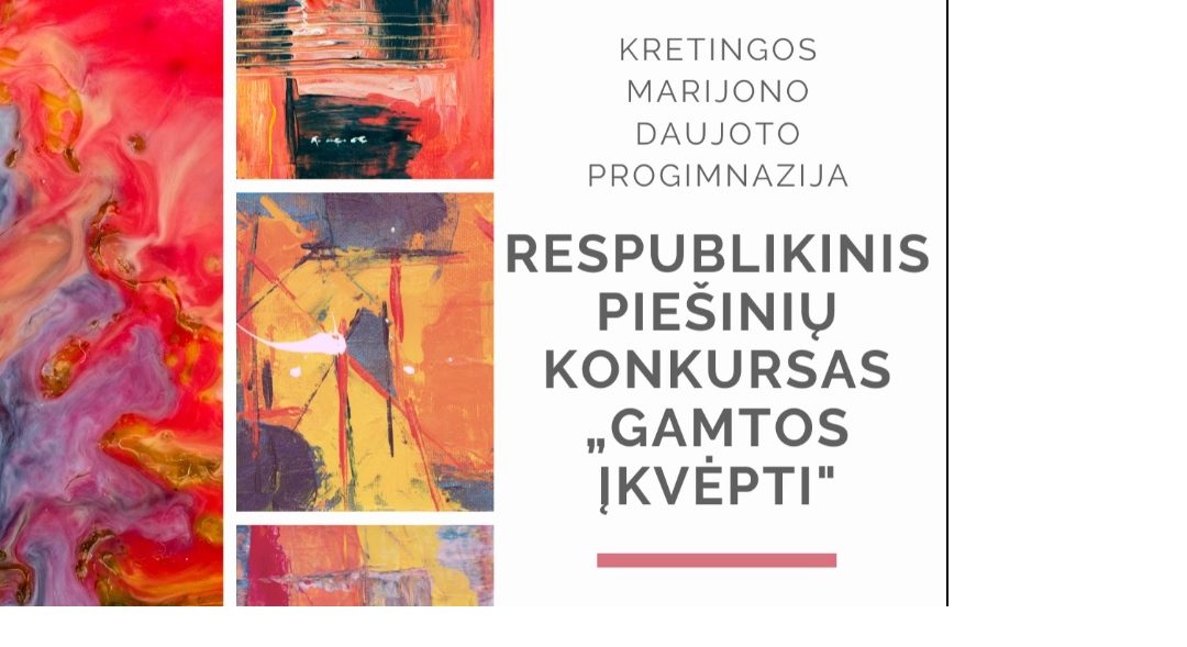 Respublikinis piešinių konkursas „Gamtos įkvėpti“