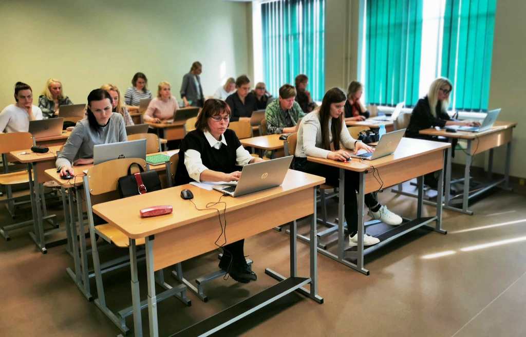Praktiniai mokymai progimnazijoje