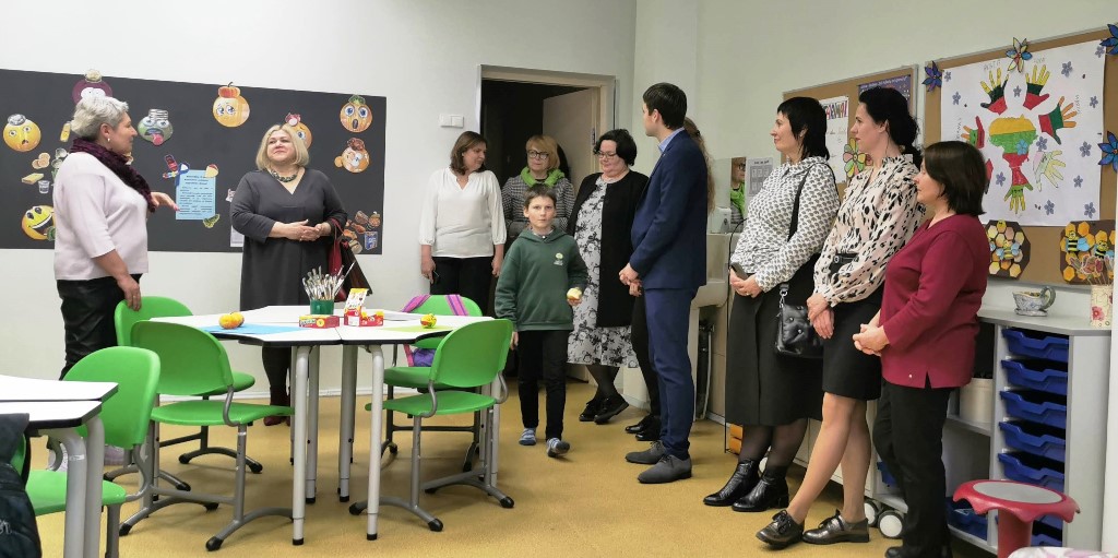 Progimnazijoje lankėsi svečiai