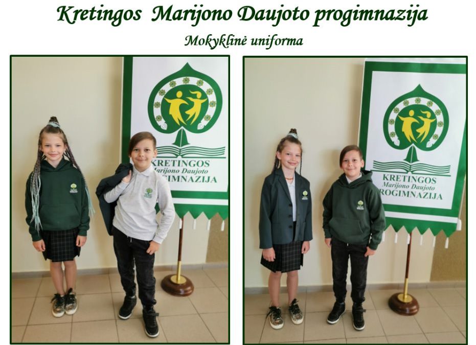Informacija dėl mokyklinės uniformos