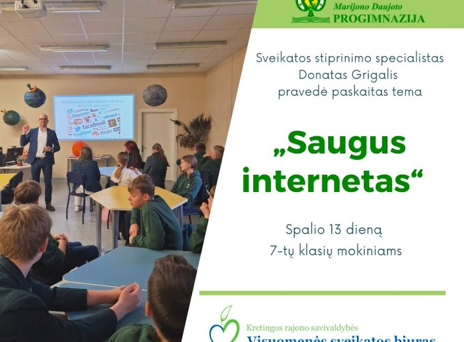 Paskaita septintokams „Saugus internetas“