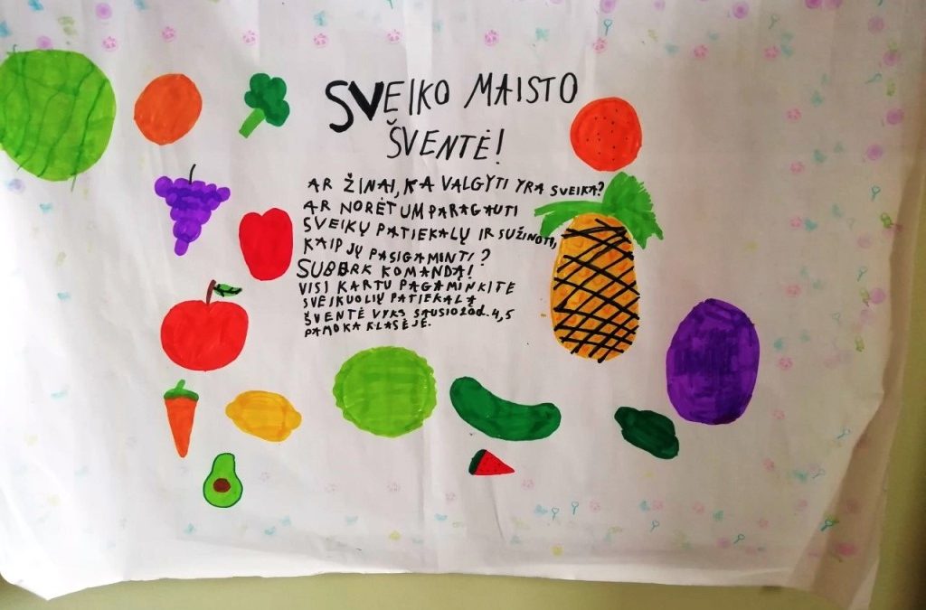 „Sveiko maisto šventė“ 2d klasėje