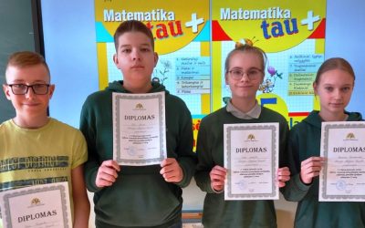 Jaunieji matematikai tradiciniame Alfonso Ivanausko konkurse Salantuose