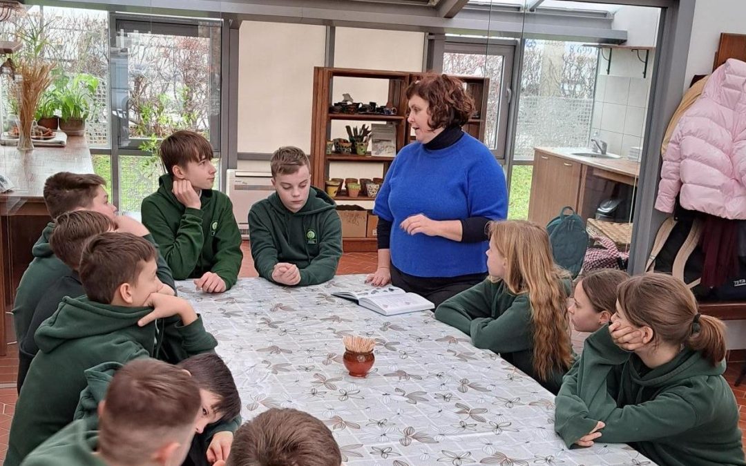 6c klasės mokiniai lankėsi Kretingos dvaro amatų centre