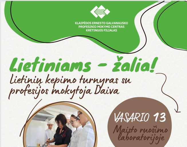 KPMC KF kviečia į renginį „Lietiniams” – žalia!