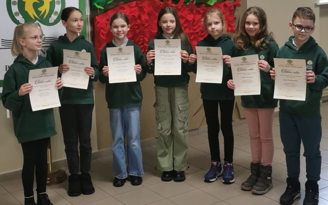Rajoninėje olimpiadoje laimėjo prizines vietas
