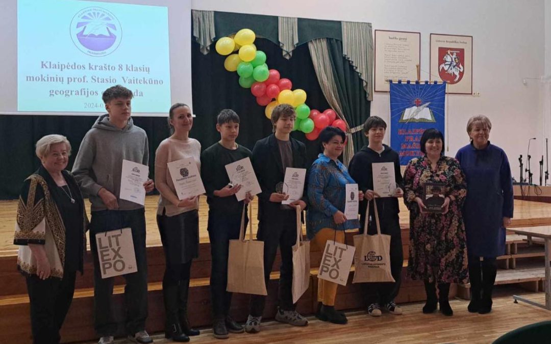 Prof. Stasio Vaitiekūno geografijos olimpiadoje iškovojo III vietą