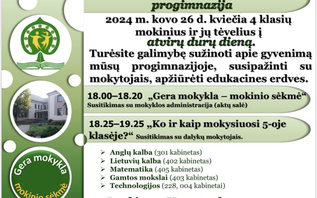 Laukiame jūsų jau rytoj!