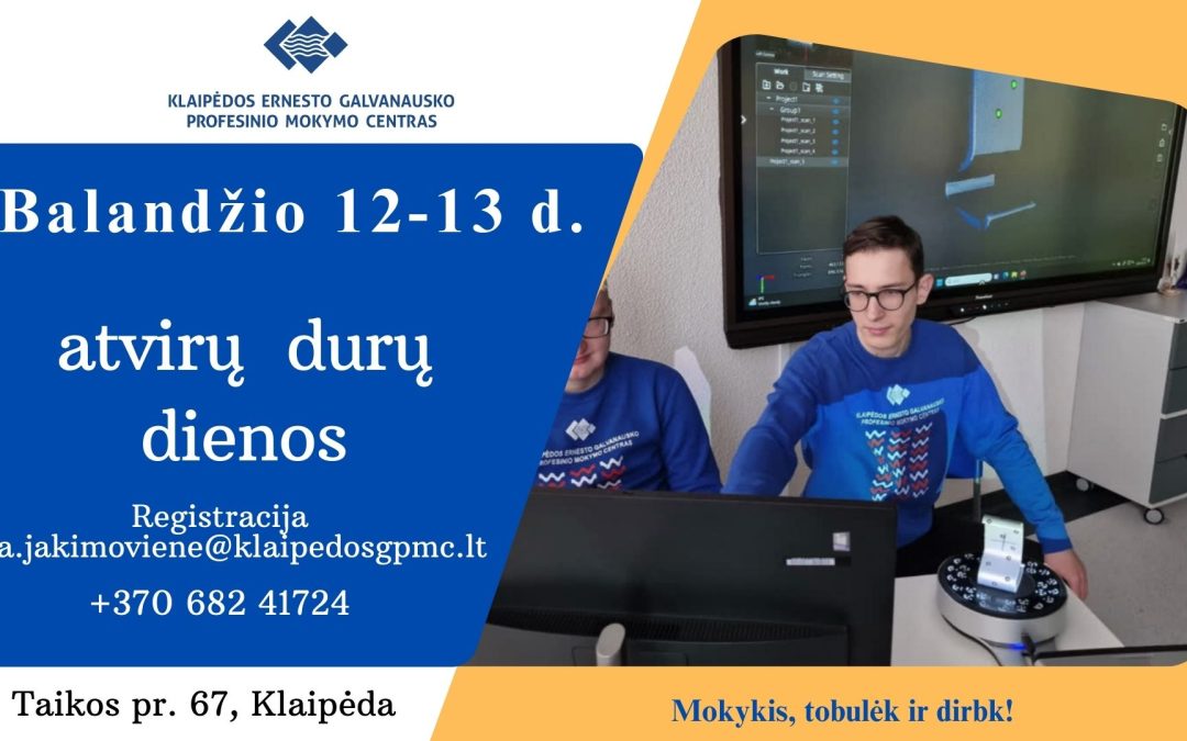 Kviečia į atvirų durų dienas