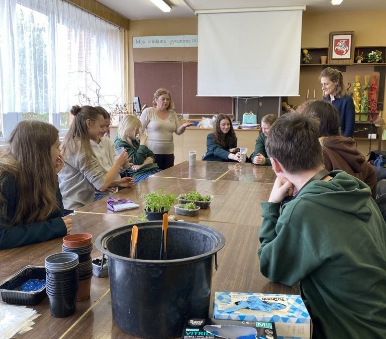 8b klasės mokiniai lankėsi Klaipėdos E. Galvanausko profesinio mokymo centro Kretingos filiale