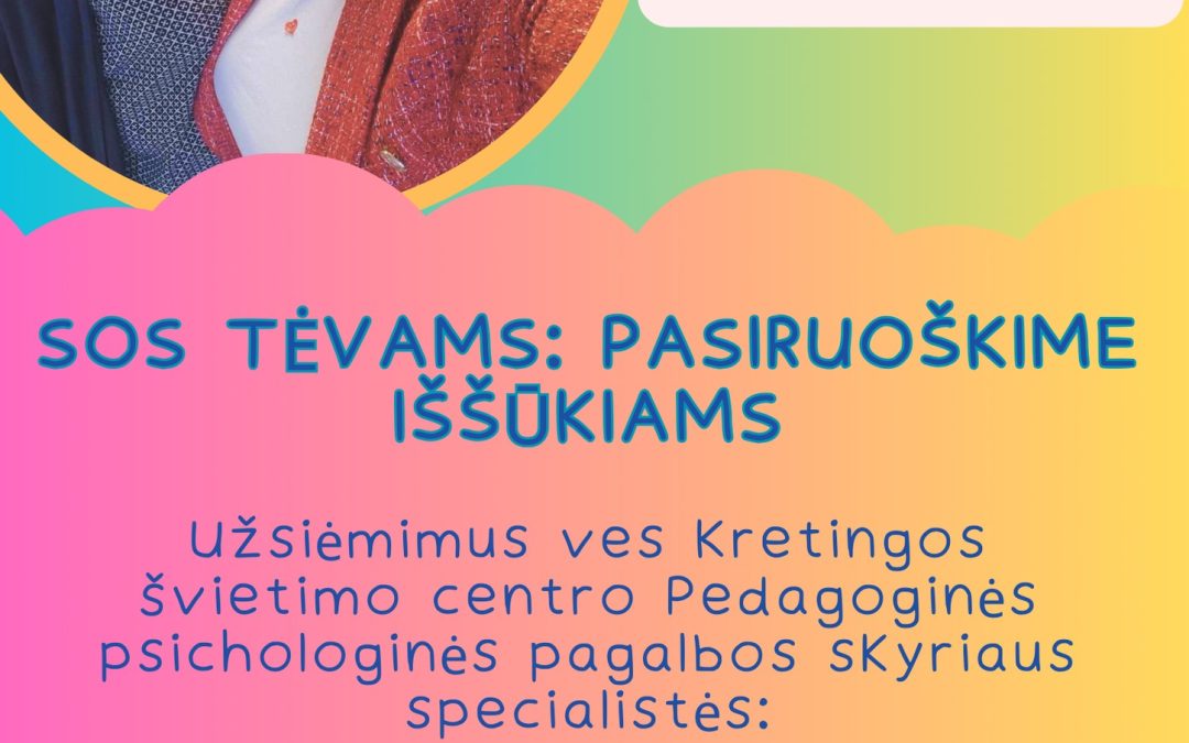 Praktiniai užsiėmimai 3-4 klasių tėveliams