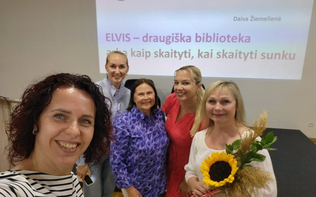 Suorganizavo paskaitą tėvams, mokiniams, mokytojams ,,Sugrąžinkime skaitymo džiaugsmą savo vaikams!”