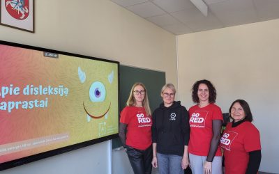 Spalis – disleksijos supratimo mėnuo startavo mūsų progimnazijoje