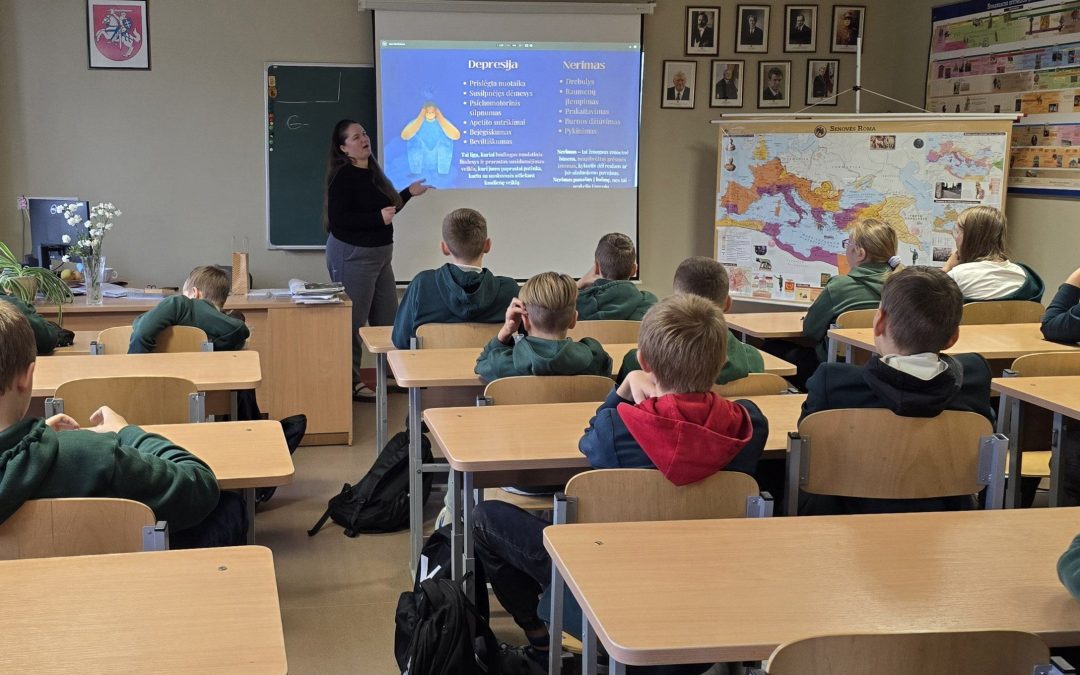 Vyko pamoka tema „Psichosomatinės ir psichosocialinės paauglių problemos“