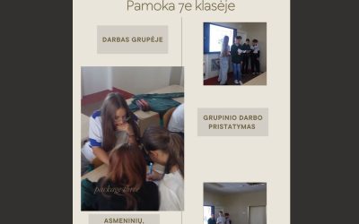Septintokai ugdėsi savęs pažinimo kompetenciją
