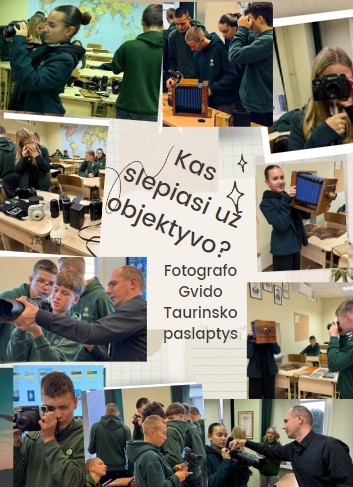 Edukaciniai užsiėmimai „Vaizdas pro objektyvą. Ką slepia nuotraukos?“