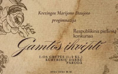 Pasigrožėkite „Gamtos įkvėpti“ dalyvių darbais