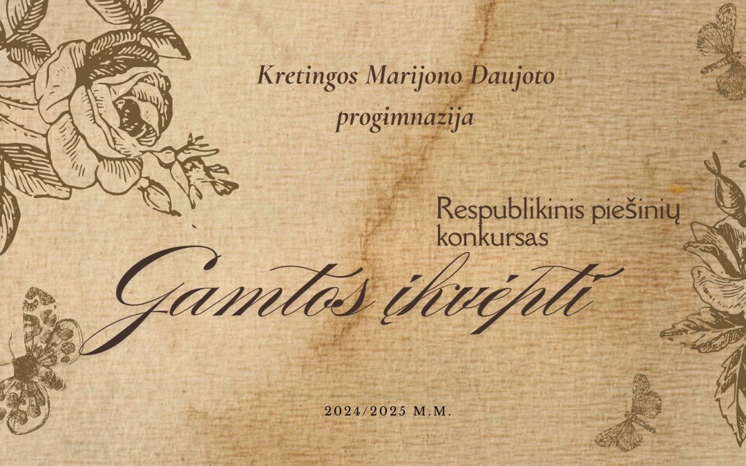 Respublikinis piešinių konkursas „Gamtos įkvėpti“