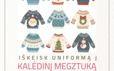 Iškeisk uniformą į kalėdinį megztuką