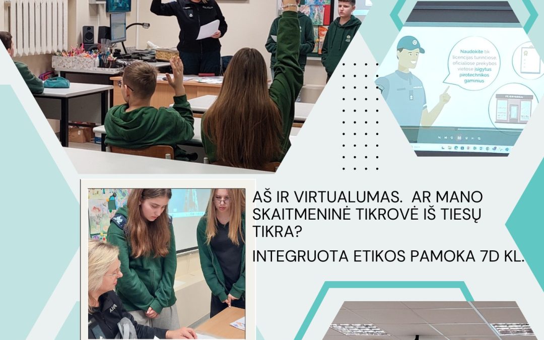 Diskutavo apie tai, kokie pavojai tyko internete ir kaip juos atpažinti