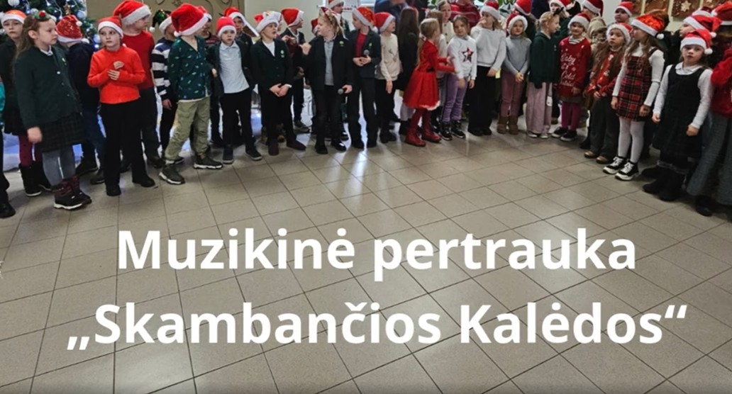 Tęsia kūrybines-muzikines pertraukas „Skambančios Kalėdos“