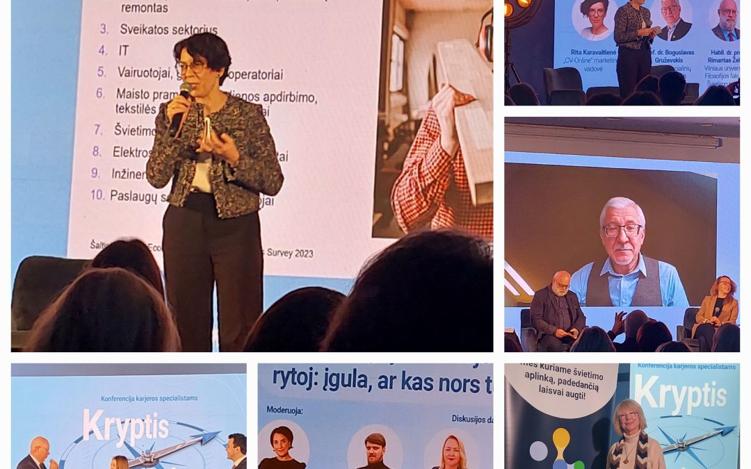 Karjeros specialistė tobulino žinias regioninėje konferencijoje