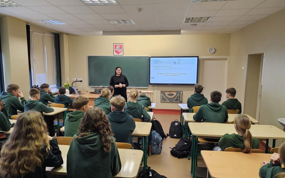 Mokiniai sukūrė ir pristatė skaitmeninio verslo idėjas
