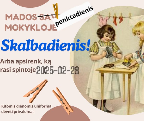 Penktadienis skalbadienis!