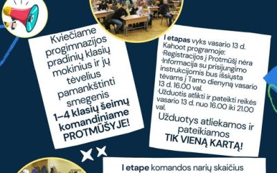 Kviečiame į protmūšį