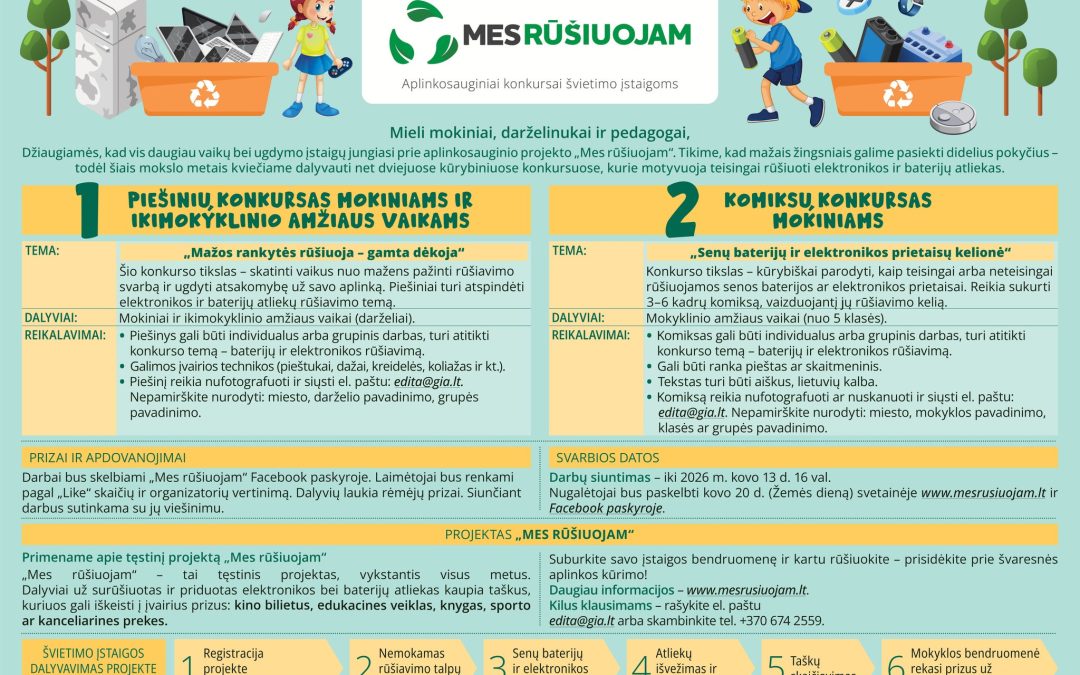 Mes rūšiuojam