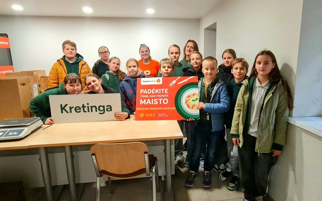 Prisijungėme prie „Maisto bankas“ organizuotos akcijos
