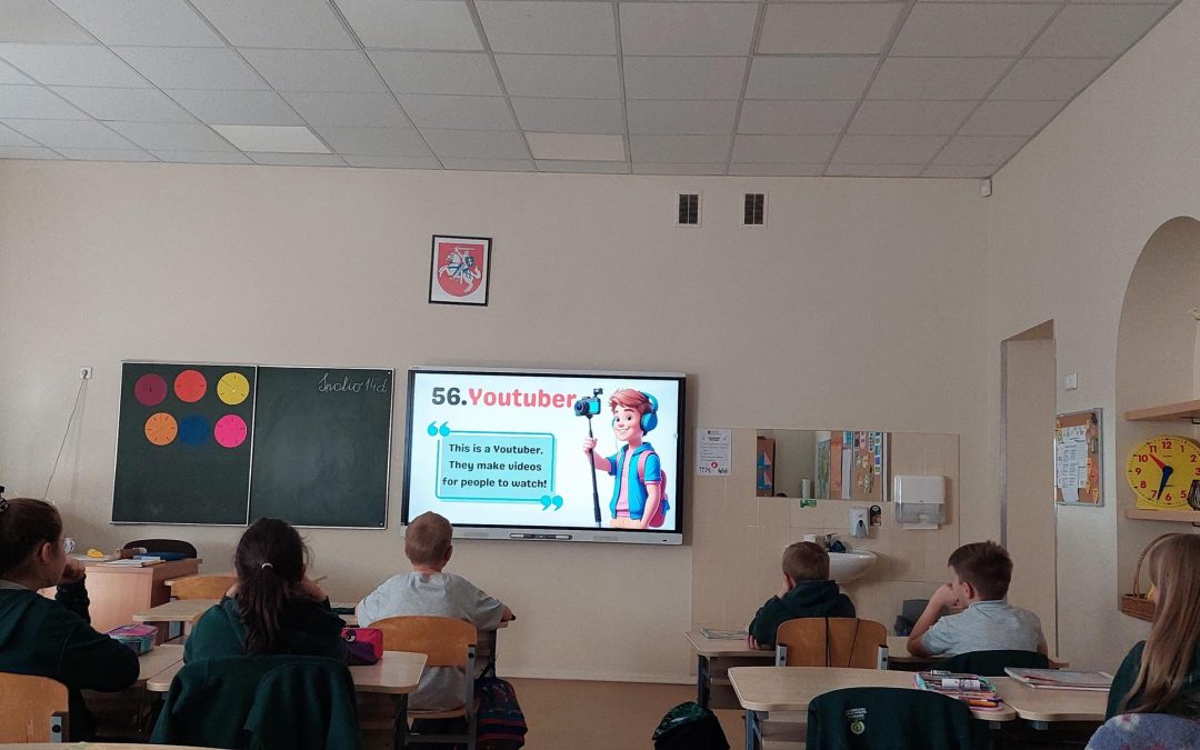 Mokėsi pažinti profesijas anglų kalba