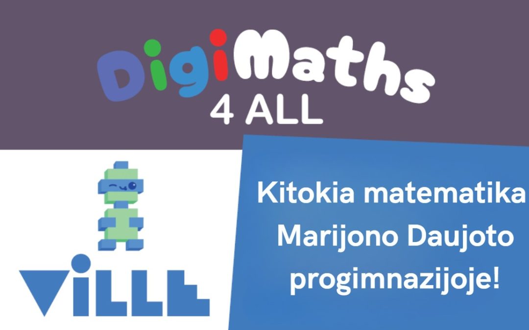 Dalyvauja tarptautiniame projekte „DigiMaths4All“
