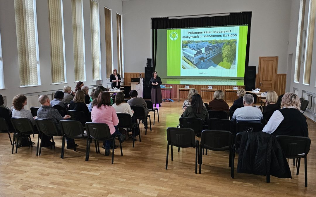 Progimnazijoje svečiavosi Šakių rajono Lukšių Vinco Grybo gimnazijos bendruomenė