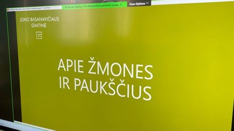 APIE ŽMONES IR PAUKŠČIUS