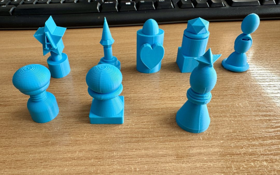 Vykdė kūrybinę–praktinę veiklą „Šachmatų figūros – 3D modelio kūrimas“