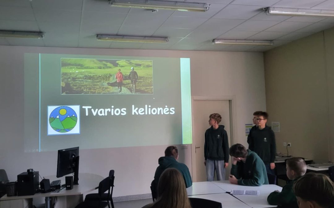 Vyko mokinių skaitmeninių verslo idėjų pristatymas