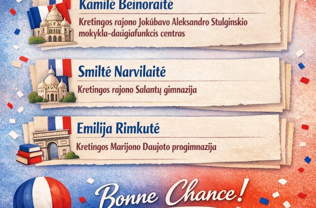 Pateko į šalies etapą!
