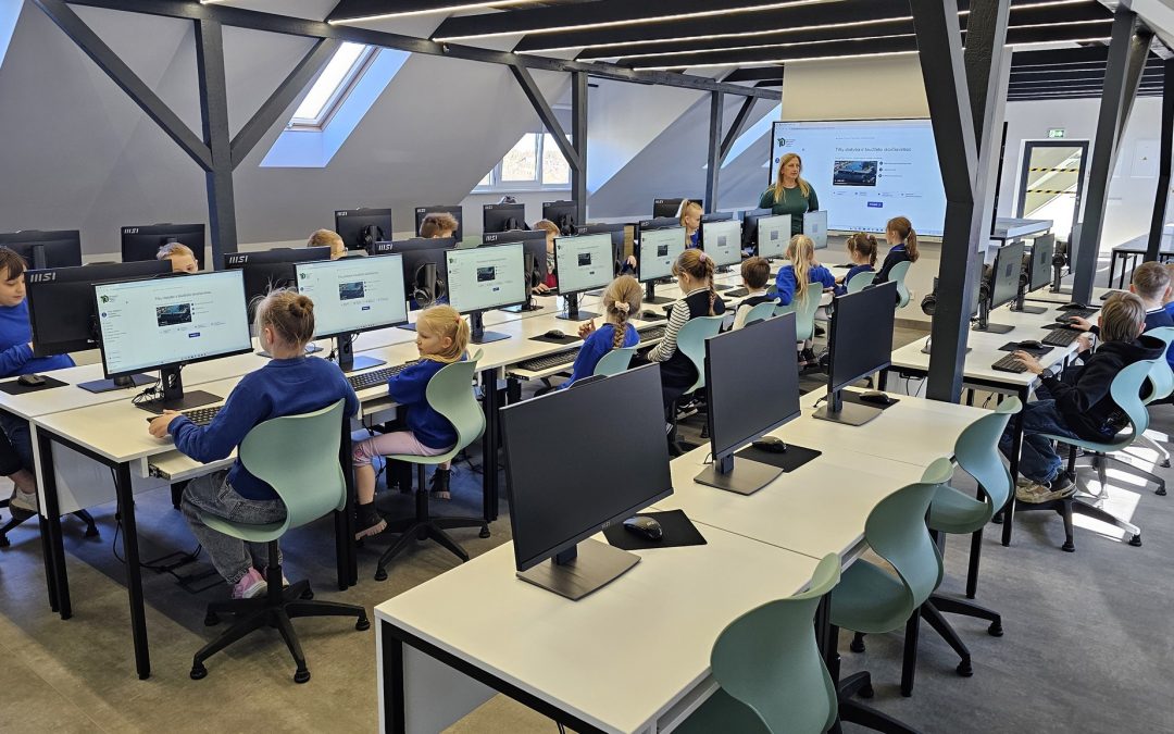 IMU centre apsilankė svečiai iš mokyklos-darželio „Žibutė“