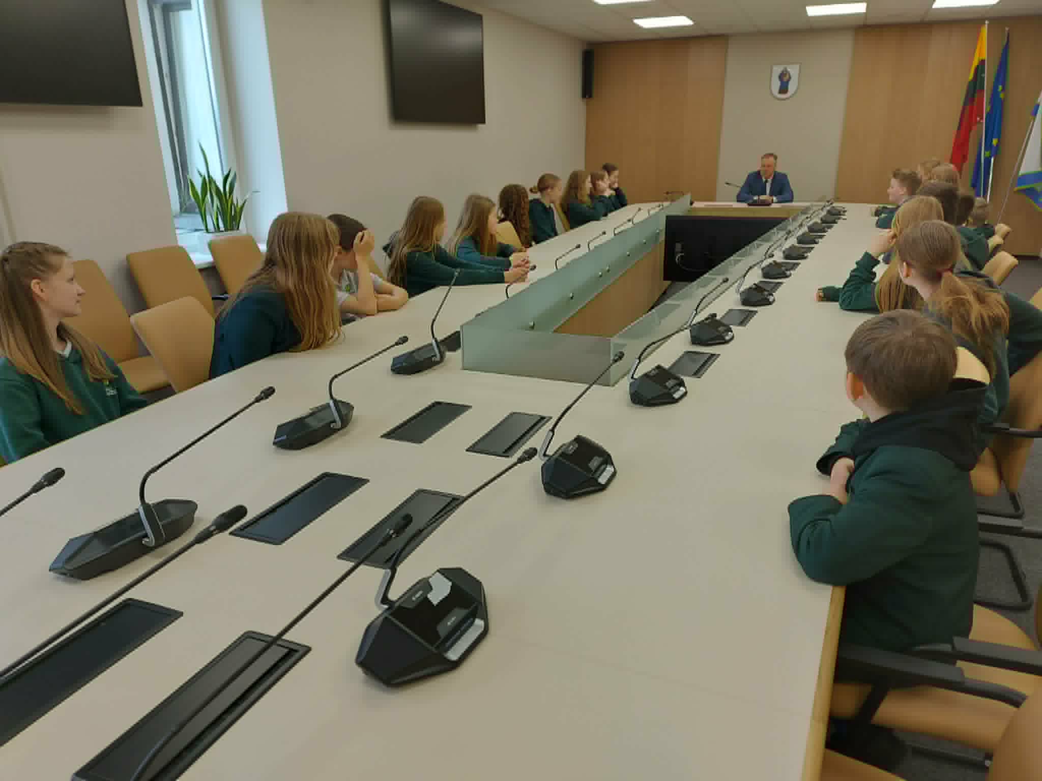 lankėsi pas Kretingos rajono savivaldybės merą