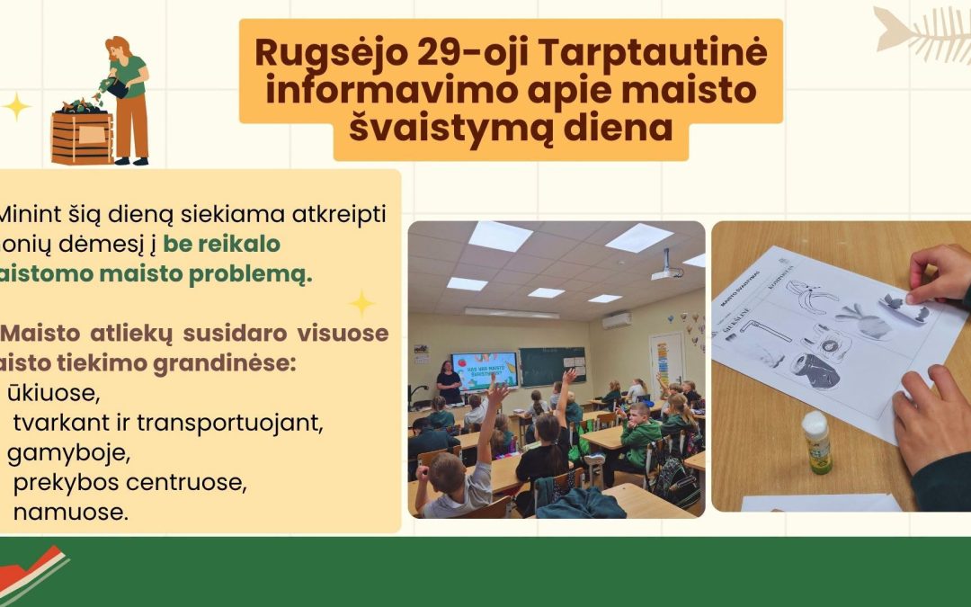 Minima Tarptautinė informavimo apie maisto švaistymą diena