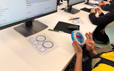 IMU centre dalyvavo integruotoje pamokoje „Kaip nustatyti laiką ir jį parodyti“